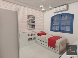 : Recámaras infantiles de estilo  por Ao Cubo Arquitetura e Interiores