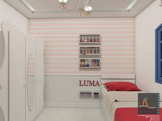 : Recámaras infantiles de estilo  por Ao Cubo Arquitetura e Interiores