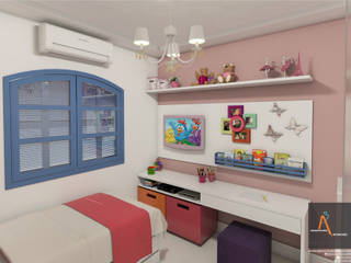 : Recámaras infantiles de estilo  por Ao Cubo Arquitetura e Interiores