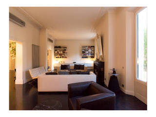 Residenza Privata A.P. - Empoli , Zeno Pucci+Architects Zeno Pucci+Architects Modern Living Room