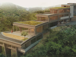 Casa litoral, mgoes arquitetura + design mgoes arquitetura + design Nowoczesne domy