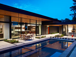 Glass Wall House, Klopf Architecture Klopf Architecture Modern houses