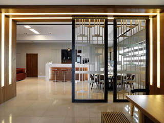 Taiwan Taichung - C House, 信美室內裝修 信美室內裝修 غرفة السفرة Wood effect
