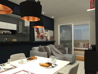 Apartamento do Advogado, Arquitetando e Inspirando Arquitetando e Inspirando Modern living room