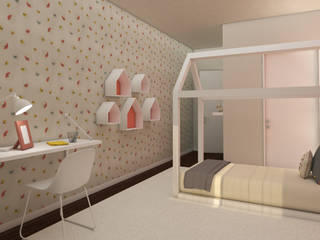 Quarto de Criança, 4Ponto7 4Ponto7 Girls Bedroom Wood Wood effect