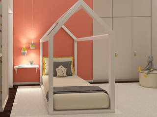 Quarto de Criança, 4Ponto7 4Ponto7 Girls Bedroom Wood Wood effect