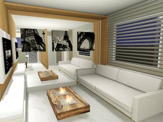 Residencia familiar moderna, Studio² Studio² Nowoczesny salon