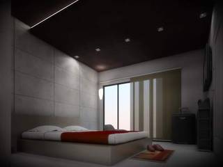 Servicio de diseño de interiores para casa habitacion. (2016), JIMDR Arquitectos JIMDR Arquitectos Modern style bedroom