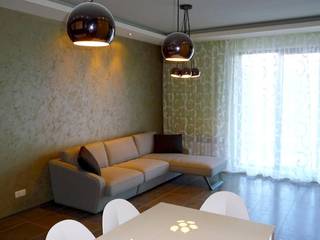 APARTMENT KB SOFIA, eNArch.info eNArch.info 现代客厅設計點子、靈感 & 圖片