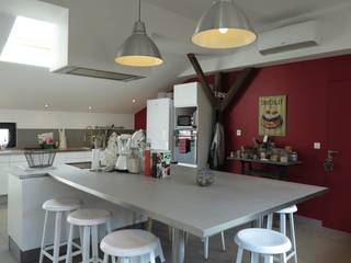 Atelier "Petits plats" - Cuisine ouverte , ADK ADK Cozinhas modernas