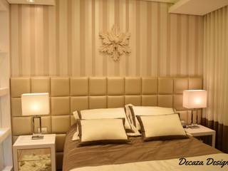 ​Quarto de Casal Contemporâneo, DecaZa Design DecaZa Design Modern Bedroom MDF Beige