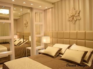 ​Quarto de Casal Contemporâneo, DecaZa Design DecaZa Design Modern style bedroom MDF Beige