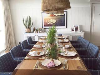 Mesa de Jantar em Madeira Maciça, ArboREAL Móveis de Madeira ArboREAL Móveis de Madeira Rustic style dining room Solid Wood Multicolored Tables