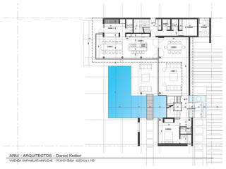 VIVIENDA PERMANENTE, ARM Arquitectos ARM Arquitectos 모던스타일 주택 콘크리트