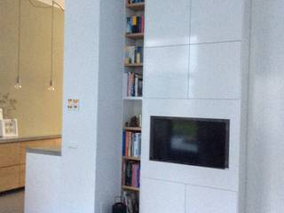 Oplossing voor verloren vierkante meters aan ganggebied in nieuw appartement, Studio Inside Out Studio Inside Out