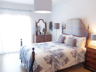 Projeto 32 | Quarto de Casal Oeiras, maria inês home style maria inês home style Classic style bedroom