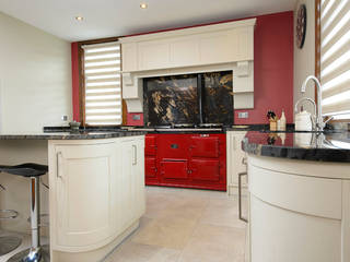 Mr & Mrs Moreton's Kitchen, Room Room Classic style kitchen Solid Wood Red