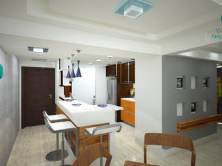 Residencial, Vanguardia Arquitectónica Vanguardia Arquitectónica Modern Living Room