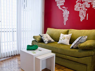 Millenials' Apartment, Majo Barreña Diseño de Interiores Majo Barreña Diseño de Interiores Livings modernos: Ideas, imágenes y decoración