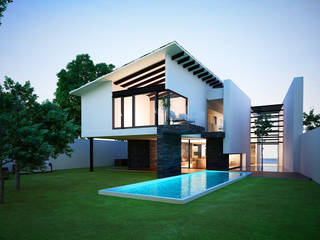 13. CASA AM, TARE arquitectos TARE arquitectos モダンな 家