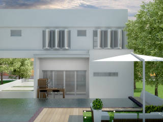 Projeto Residência - Suzano, SCK Arquitetos SCK Arquitetos 現代房屋設計點子、靈感 & 圖片 水泥
