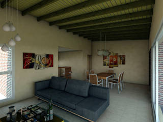 Vivienda de fin de semana, Estudio Loodus Estudio Loodus Living room