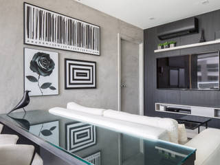 Apartamento FM, Carpaneda & Nasr Carpaneda & Nasr Modern living room