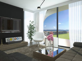 New Anka Residence, Erden Ekin Design Erden Ekin Design Modern Living Room
