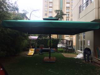 ANAOKULU KREŞ ŞEMSİYESİ, Akaydın şemsiye Akaydın şemsiye Commercial spaces Iron/Steel Green
