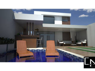 Residência C | R, CAIK ARRAES Arquitetura CAIK ARRAES Arquitetura Modern houses