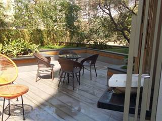 Terrace garden at Hospital in Mumbai, Land Design landscape architects Land Design landscape architects