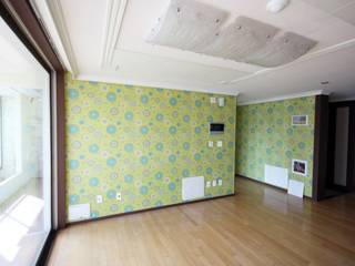 [홈라떼] 인천 24평 아파트 신혼집 홈스타일링 , homelatte homelatte Salon minimaliste