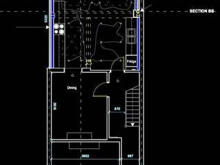 Kitchen Rear Side Extension, Norwich NR2 3BL, Paul D'Amico Remodels Paul D'Amico Remodels Cocinas modernas