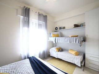 Interior | Cesenatico, Civicocinquestudio Civicocinquestudio Mediterrane Schlafzimmer