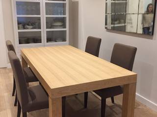 PLATERO,MESA Y ESPEJO SALON COMEDOR, PABLOBEJAR NATURAL DESIGN PABLOBEJAR NATURAL DESIGN Modern dining room Wood Wood effect