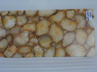 Semi precious gemstone yellow agate tiles slabs collection, Height Stones Height Stones 실내 정원