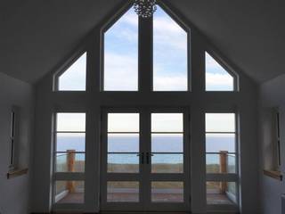 Plot 3, The Views, Gallaton, Aberdeenshire, Roundhouse Architecture Ltd Roundhouse Architecture Ltd ห้องนอน กระจกและแก้ว