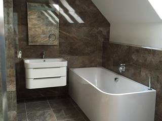 Plot 3, The Views, Gallaton, Aberdeenshire, Roundhouse Architecture Ltd Roundhouse Architecture Ltd Modern Bathroom