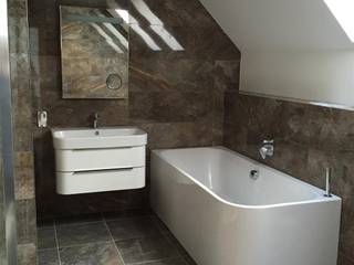 Plot 3, The Views, Gallaton, Aberdeenshire, Roundhouse Architecture Ltd Roundhouse Architecture Ltd Modern style bathrooms