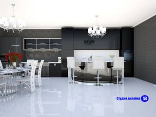 Kitchen in art deco style, "Design studio S-8" 'Design studio S-8' Classic style kitchen