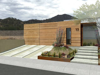 RESIDENCIA IBAR, COTA ESTÉVEZ ARQUITECTURA COTA ESTÉVEZ ARQUITECTURA モダンな 家