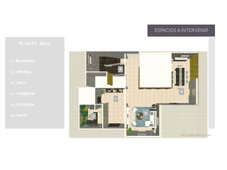 INTERIORISMO PARA UNA VIVIENDA UNIFAMILIAR DE 2 NIVELES, MAS ARQUITECTURA1 - Arq. Marynes Salas MAS ARQUITECTURA1 - Arq. Marynes Salas Будинки