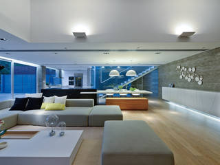 House in Shatin , Millimeter Interior Design Limited Millimeter Interior Design Limited モダンデザインの リビング