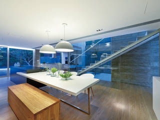 House in Shatin , Millimeter Interior Design Limited Millimeter Interior Design Limited Sala da pranzo moderna