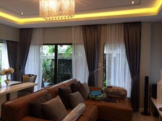 งานผ้าม่าน-วอลเปเปอร์เรียบร้อยแล้วคะ @บ้านกลางเมือง พระราม 2, Idin Home Decor Idin Home Decor