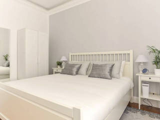 APPARTAMENTO MG, 07am architetti 07am architetti Scandinavian style bedroom