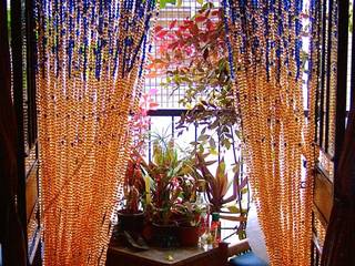 Navy New Champagne Acrylic Crystal Bead Curtain, Memories of a Butterfly: Bead Curtains & Room Dividers Memories of a Butterfly: Bead Curtains & Room Dividers Commercial spaces