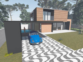 RESIDÊNCIA LM", Tangram ENG + ARQ + BIM Tangram ENG + ARQ + BIM Modern houses