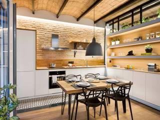 Urban beach home, Egue y Seta Egue y Seta Cocinas de estilo mediterráneo