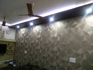 Malhotra's Residency, Fabros Interiors Fabros Interiors Living room MDF